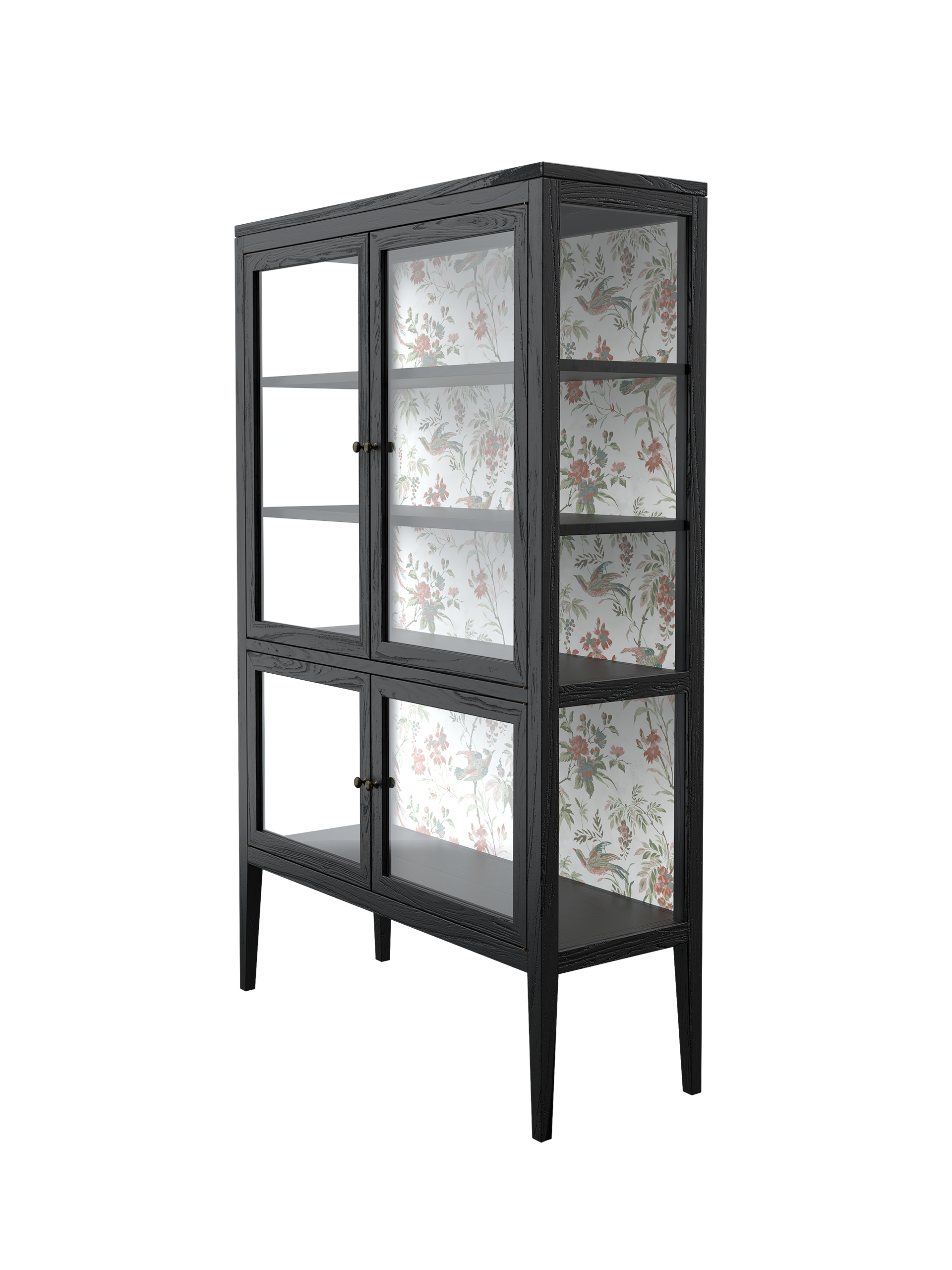 Elmhurst Black 4 Door Display Unit