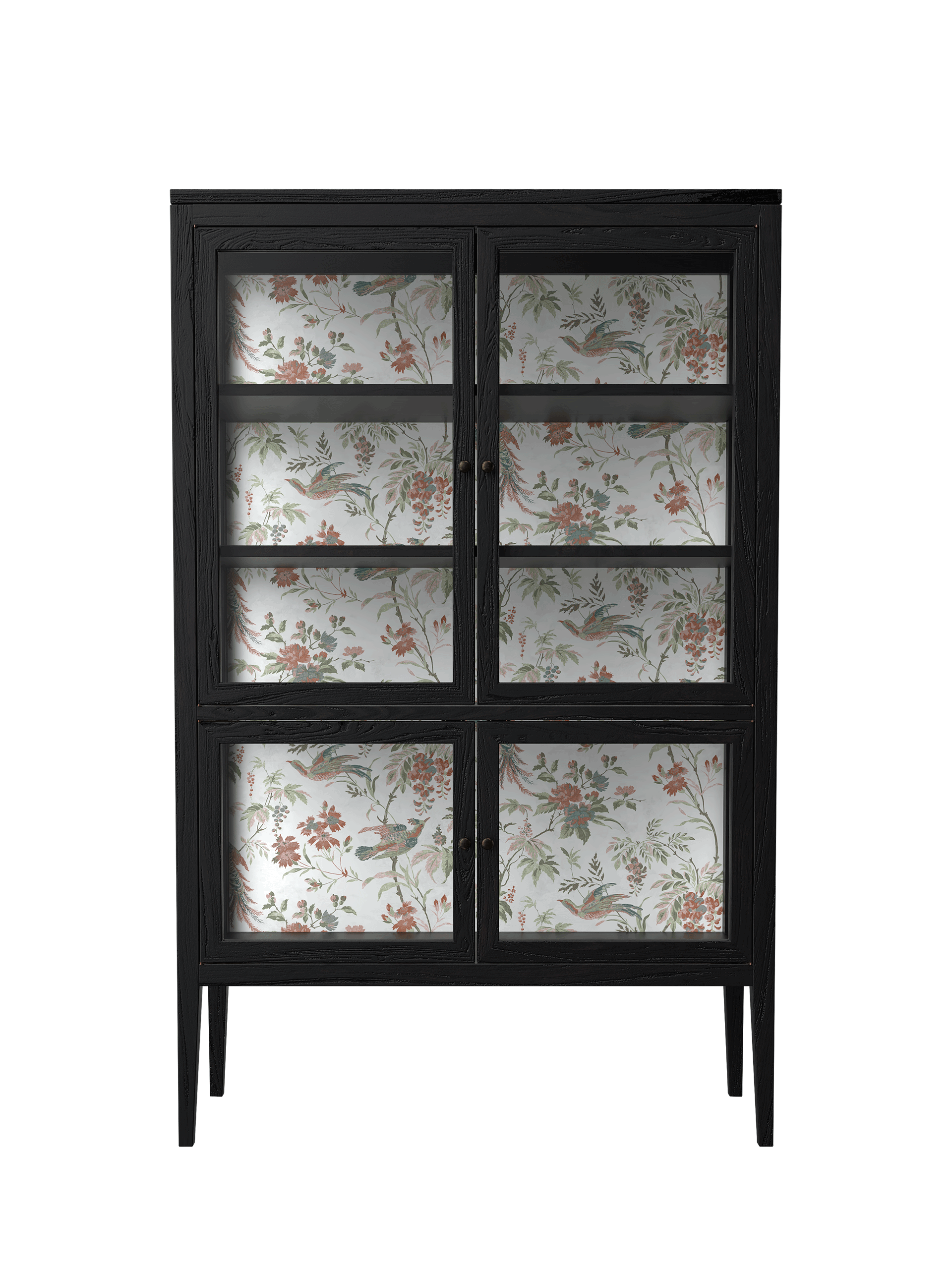 Elmhurst Black 4 Door Display Unit