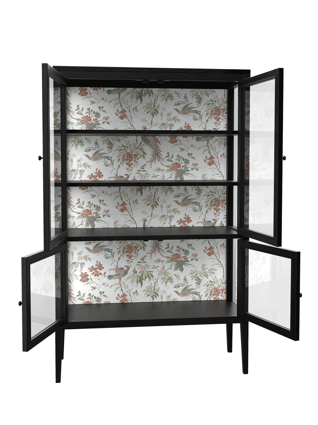 Elmhurst Black 4 Door Display Unit