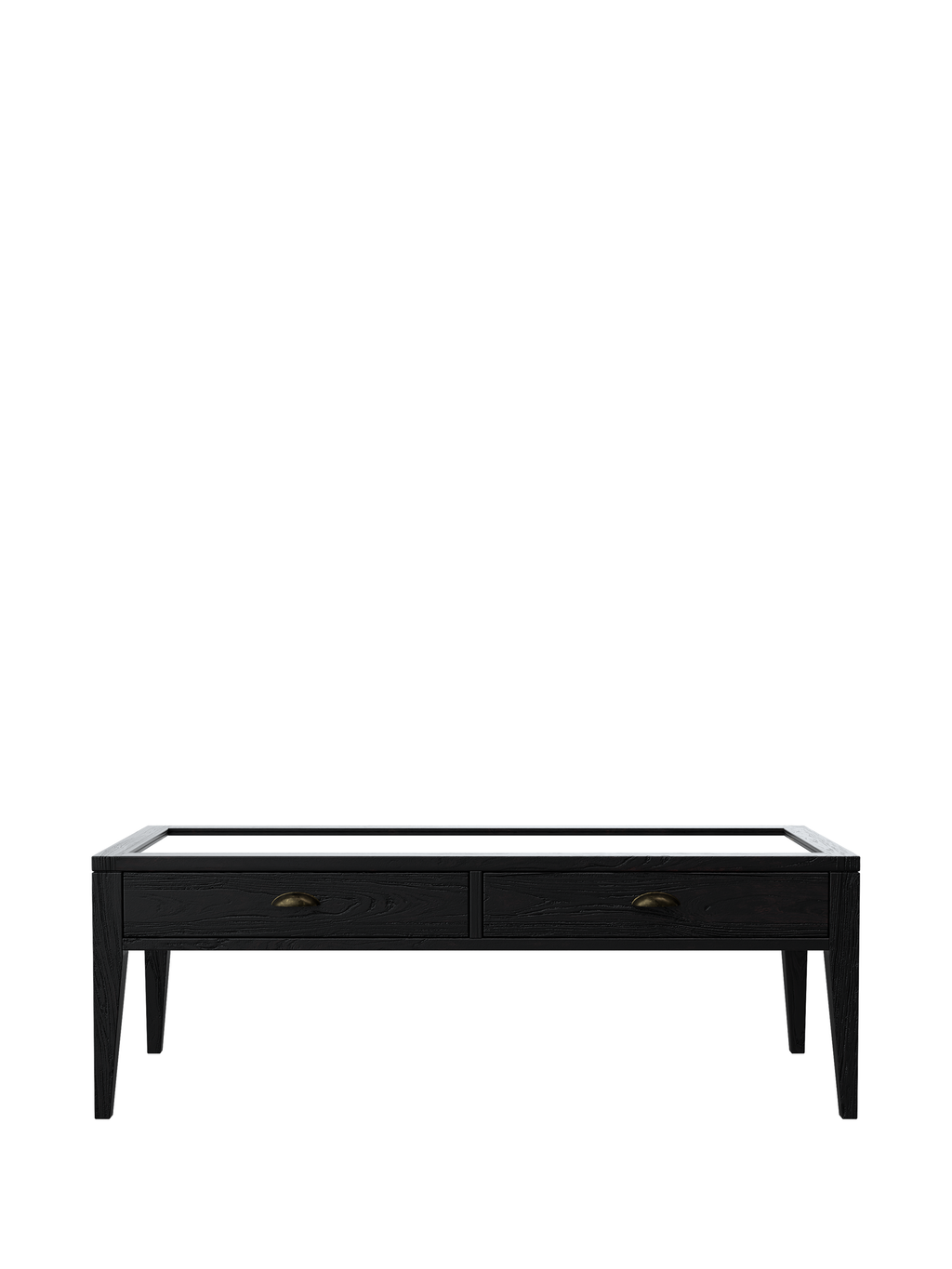Elmhurst Black 2 Drawer Coffee Table