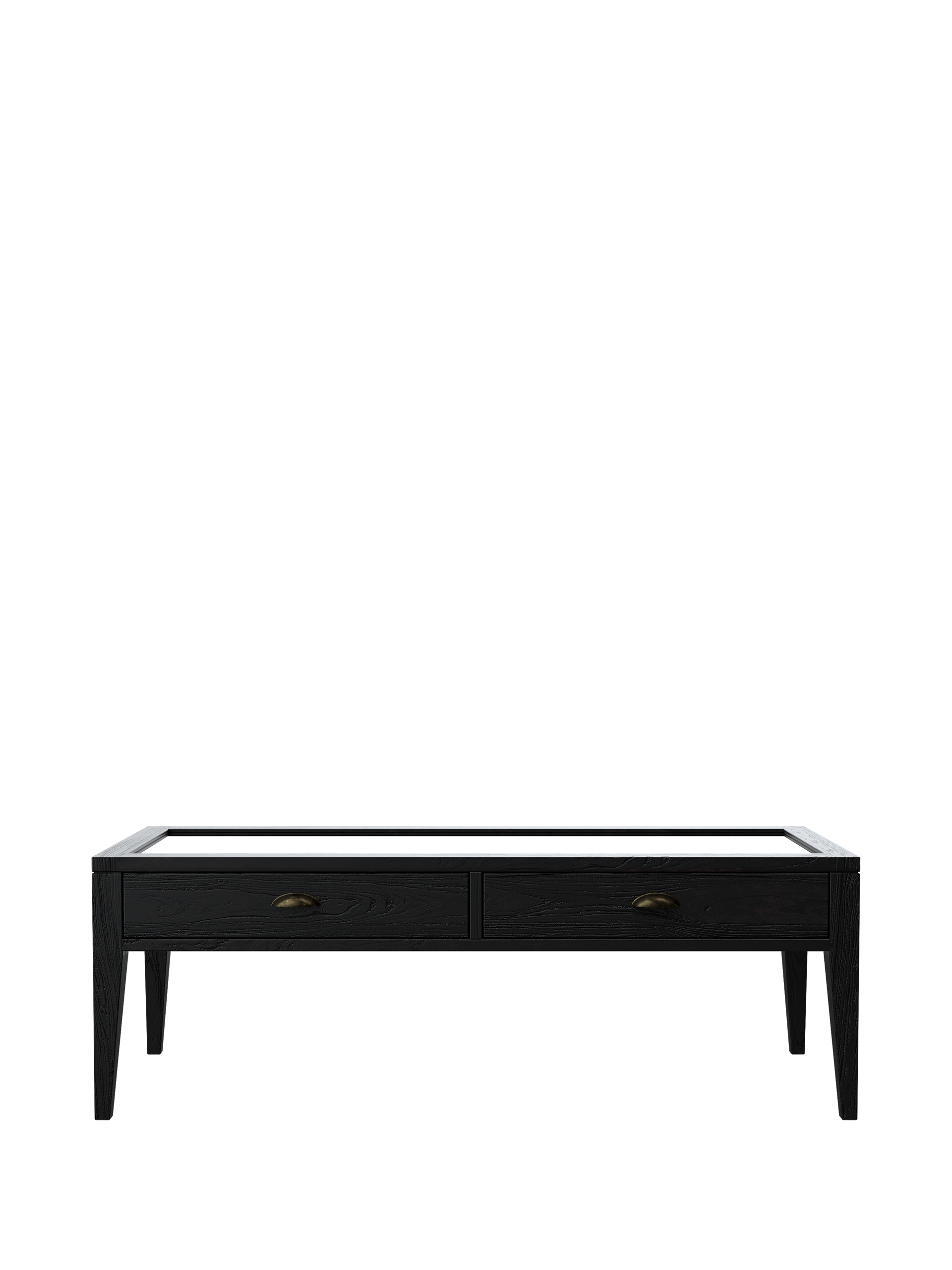 Elmhurst Black 2 Drawer Coffee Table