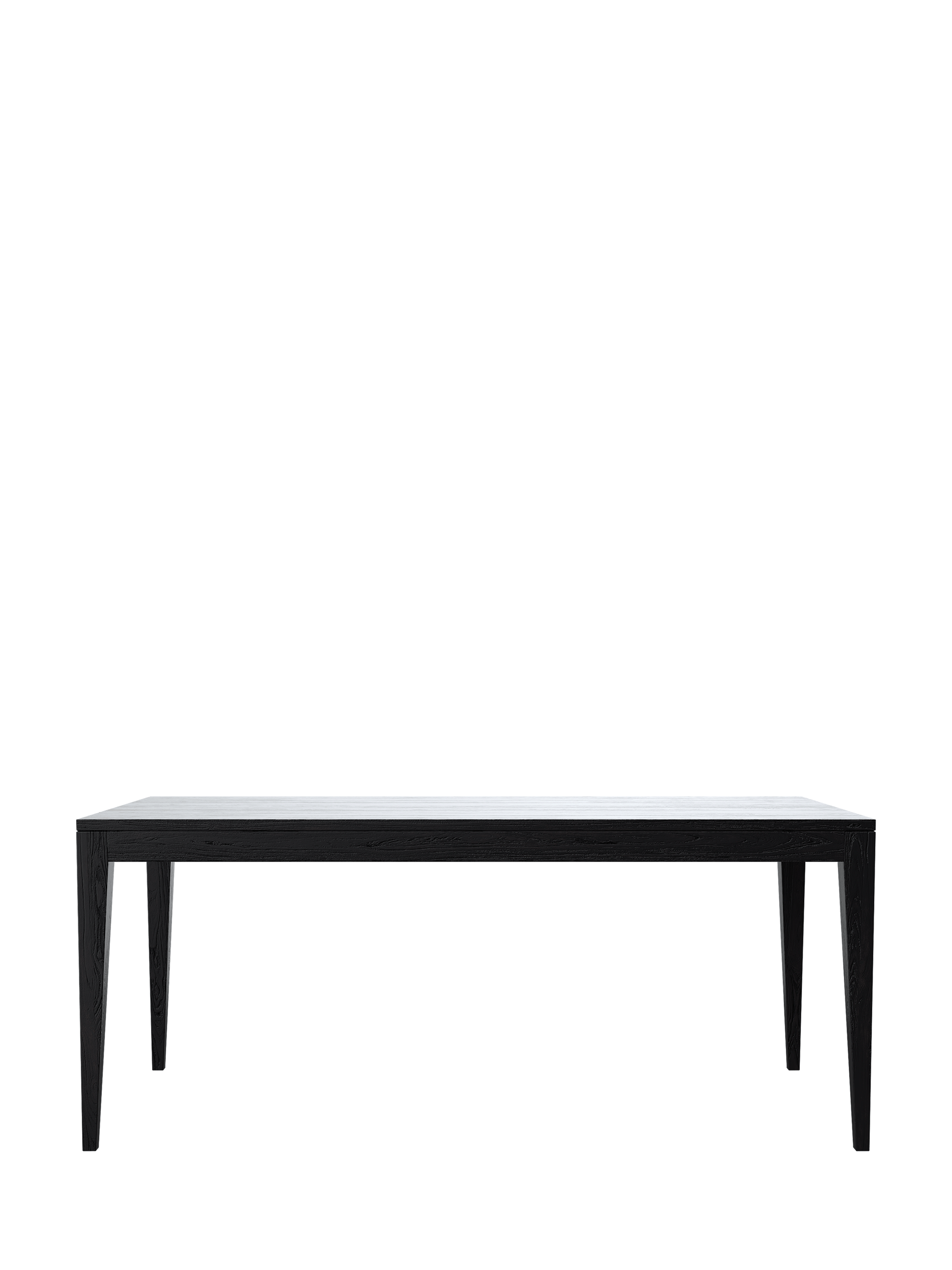 Elmhurst Black Fixed Dining Table