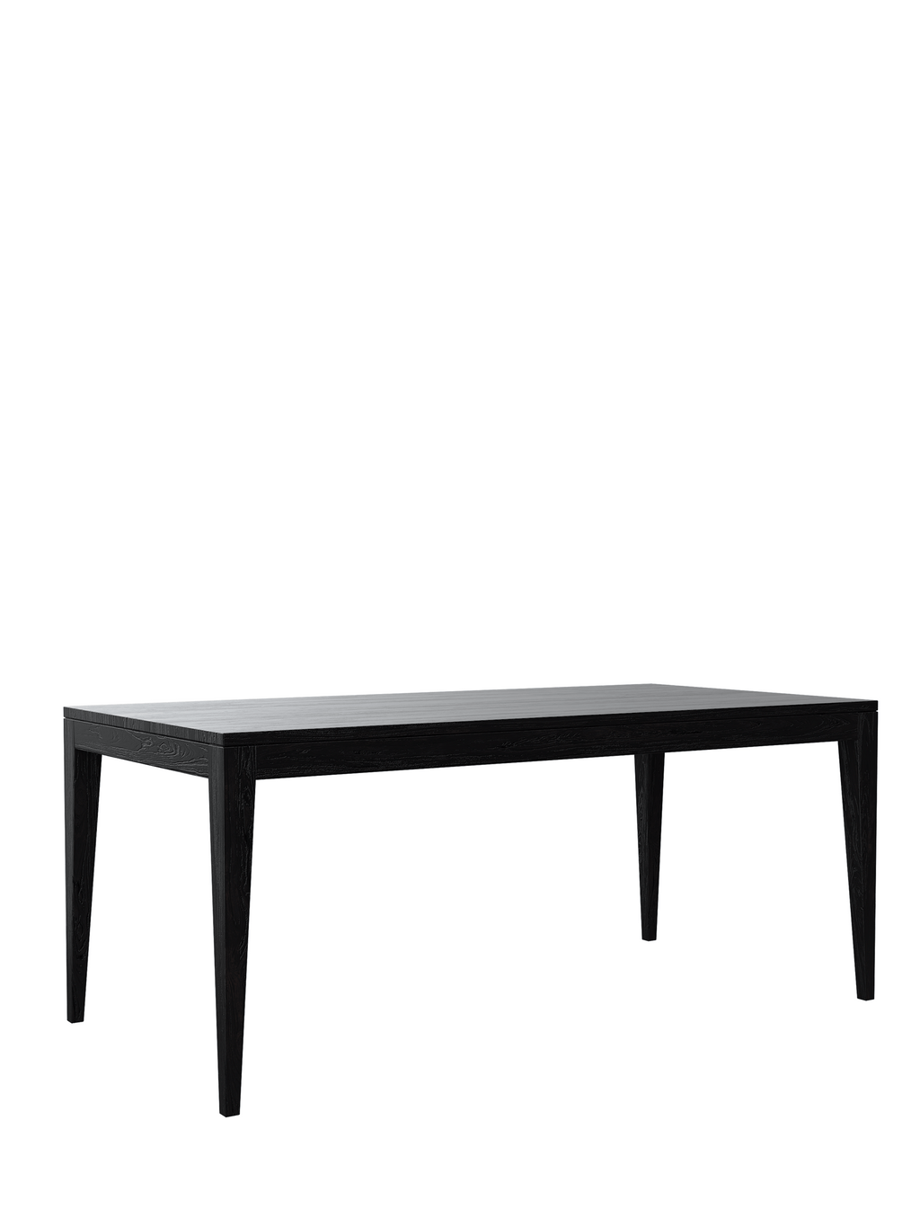 Elmhurst Black Fixed Dining Table