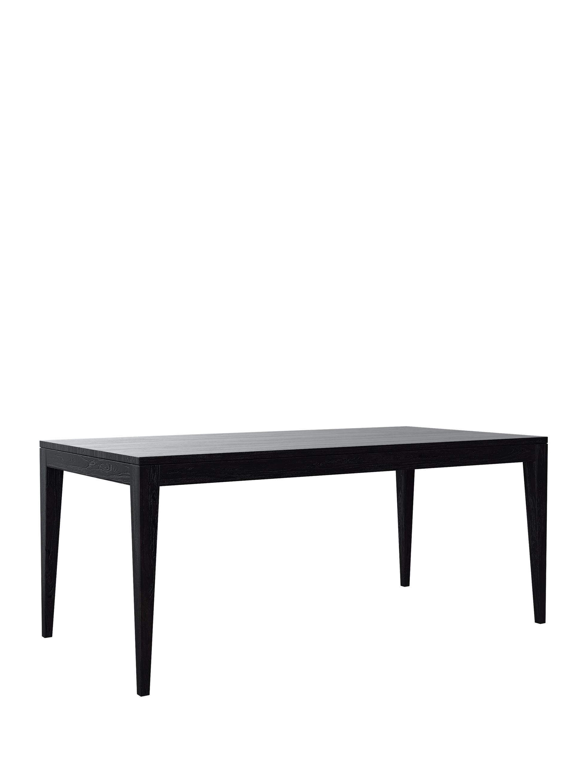 Elmhurst Black Fixed Dining Table