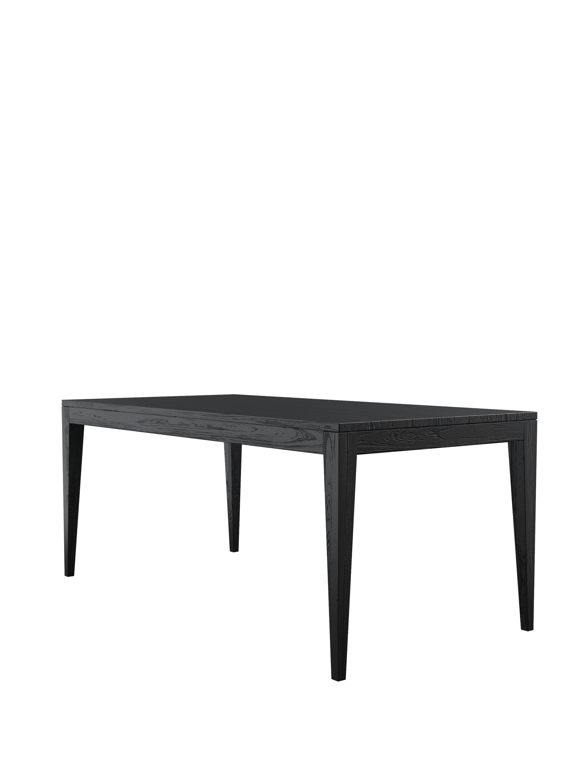 Elmhurst Black Fixed Dining Table