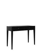 Elmhurst Black 2 Drawer Console Table
