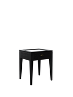 Elmhurst Black 1 Drawer Side Table