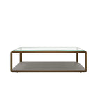 Orla Glass Top and Shagreen Coffee Table
