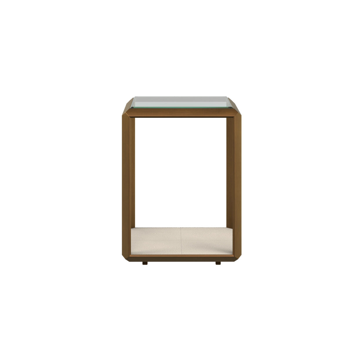 Orla End Table Ivory