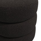 EMI OLIVE / BLACK POUFFE