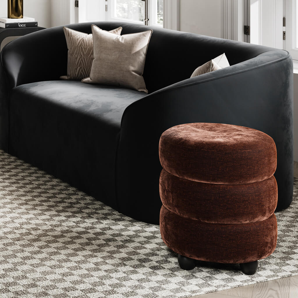 EMI BRANDY / BLACK POUFFE