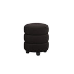 EMI BLACK / BLACK POUFFE