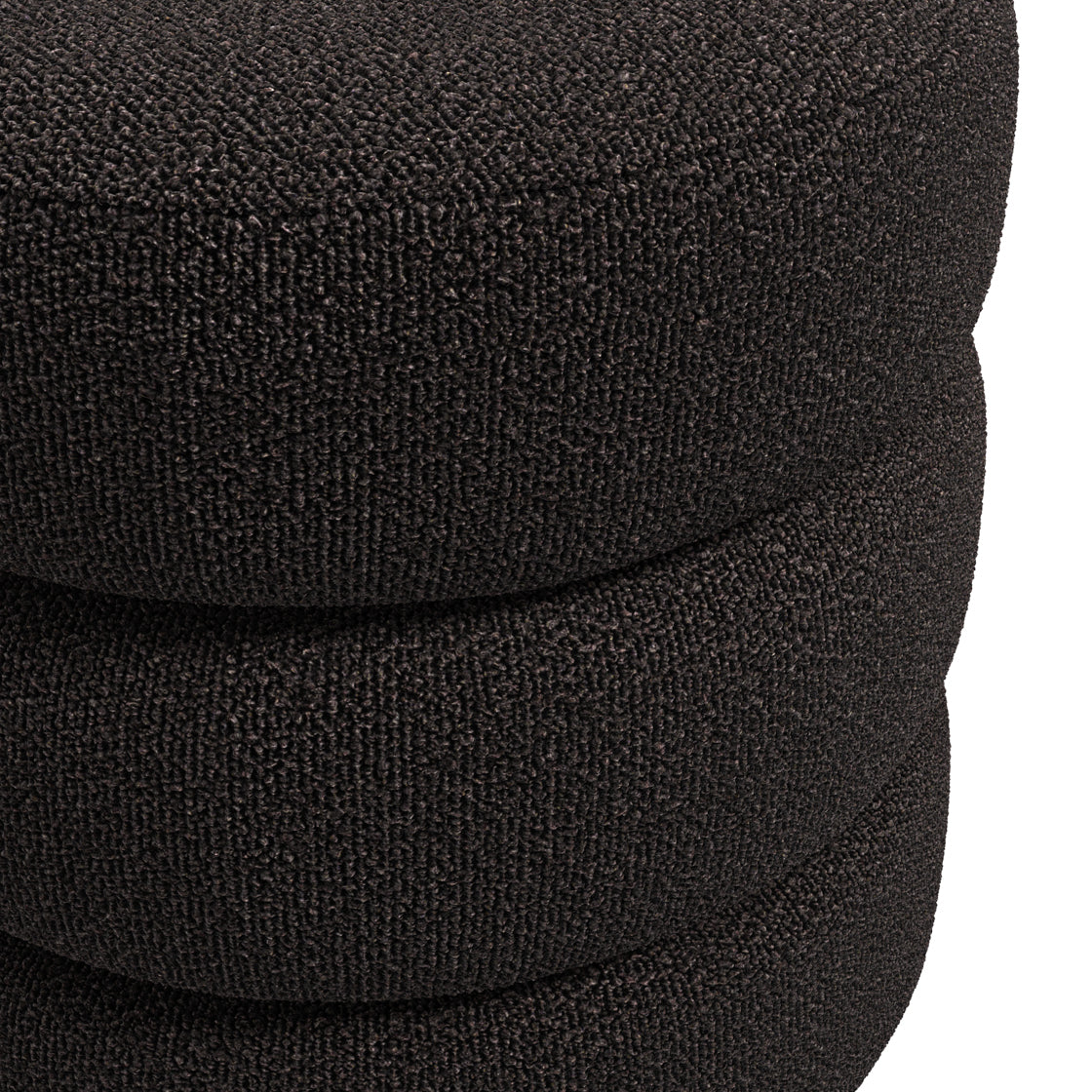 EMI BLACK / BLACK POUFFE