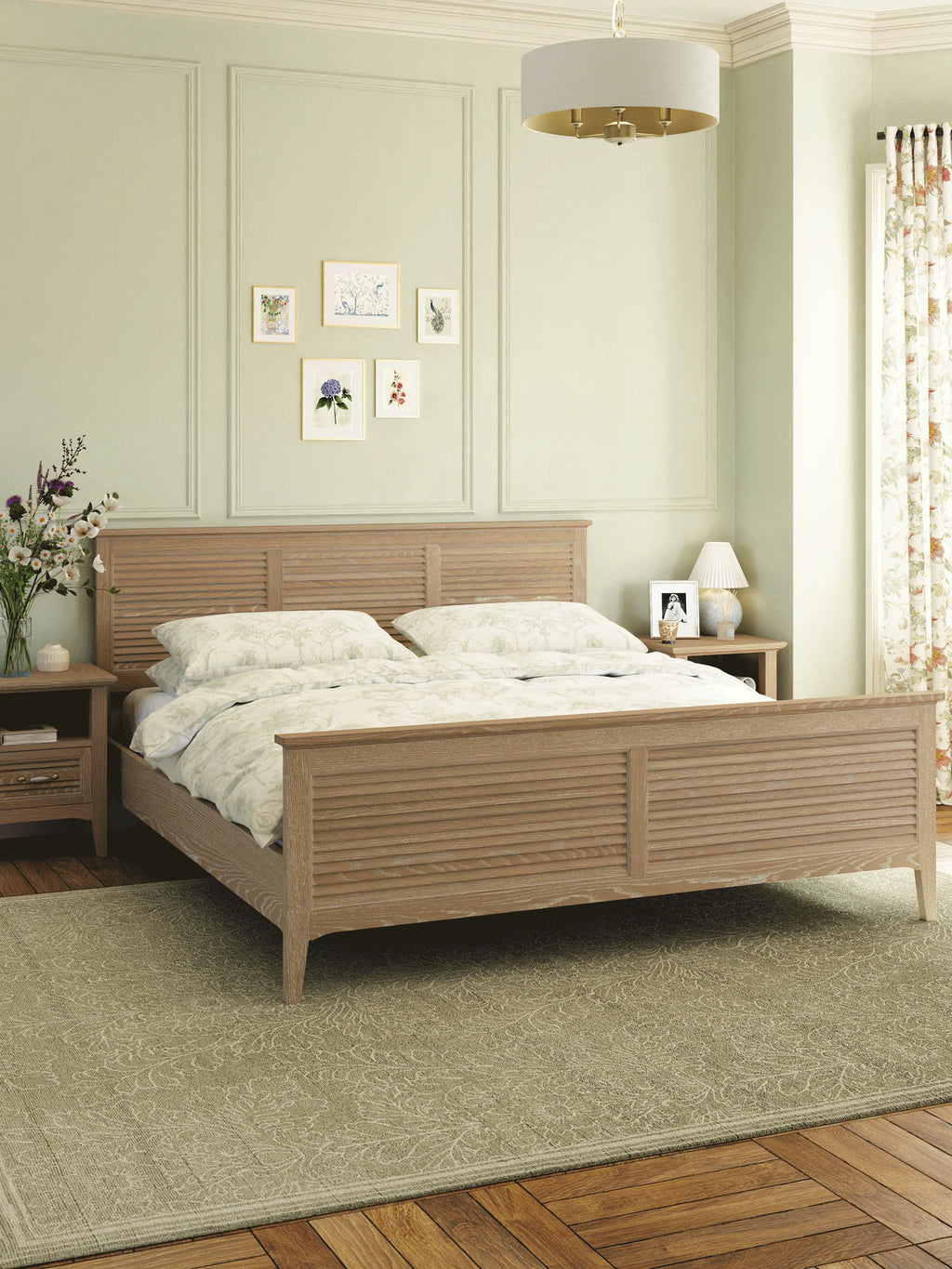 Ennis Oak & Ash 5'0"" Bed Frame