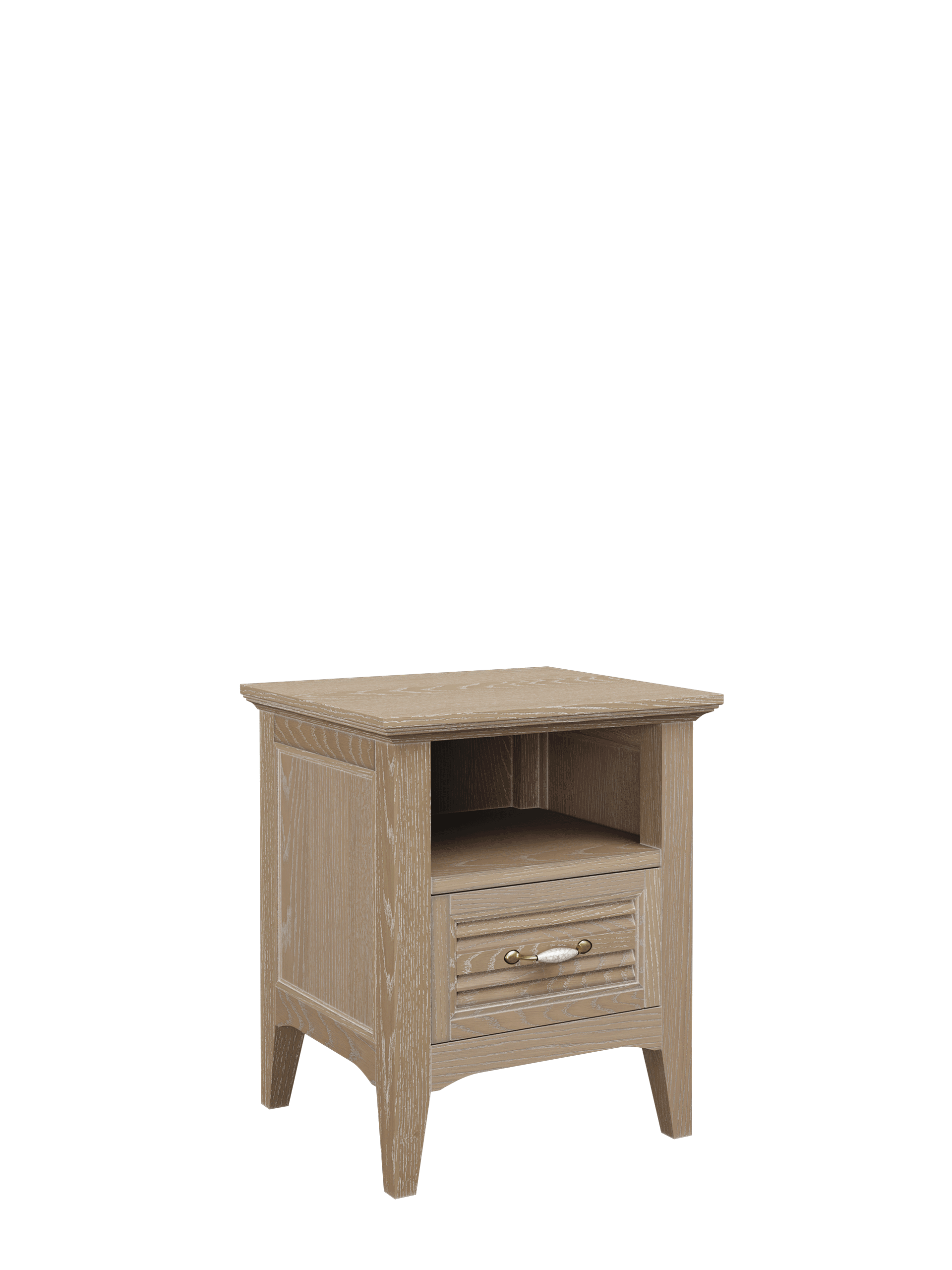 Ennis Oak & Ash 1 Drawer Bedside Chest
