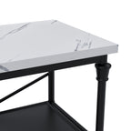 FAIRMONT MARBLE EFFECT CONSOLE TABLE