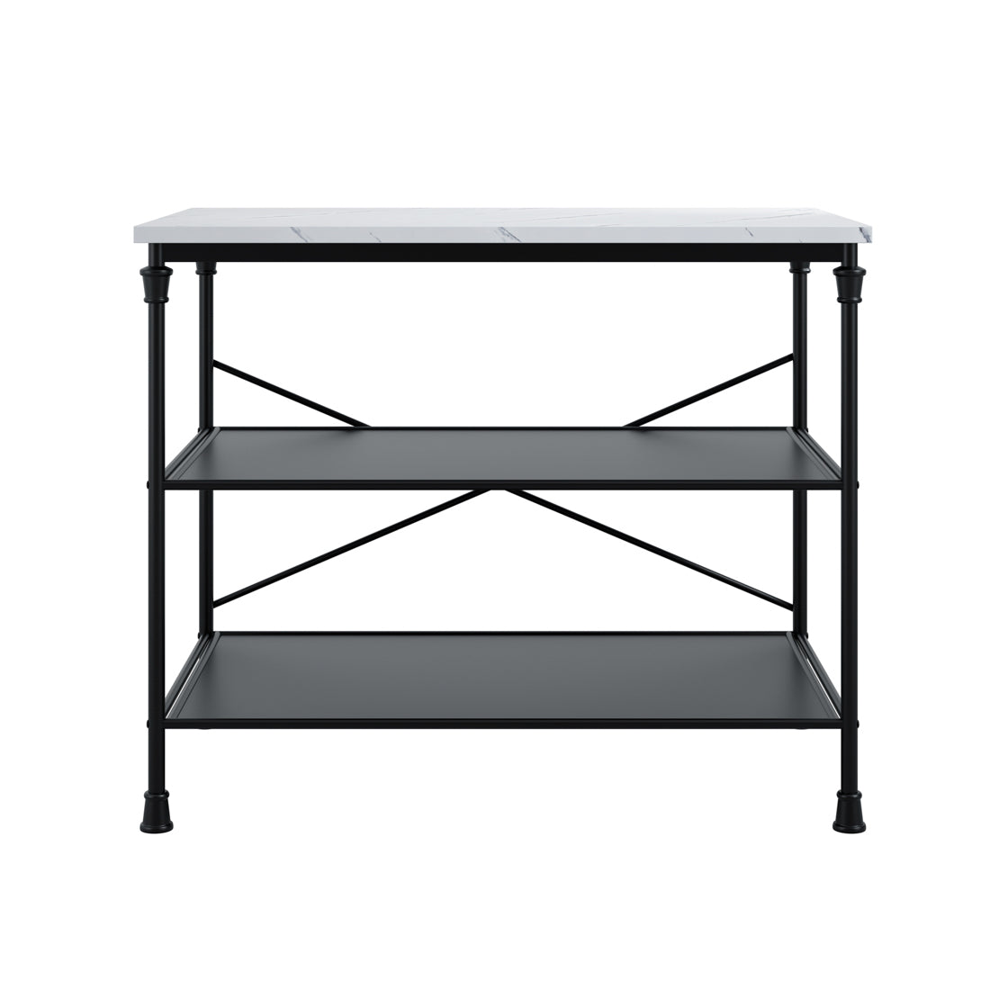 FAIRMONT MARBLE EFFECT KITCHEN ISLAND