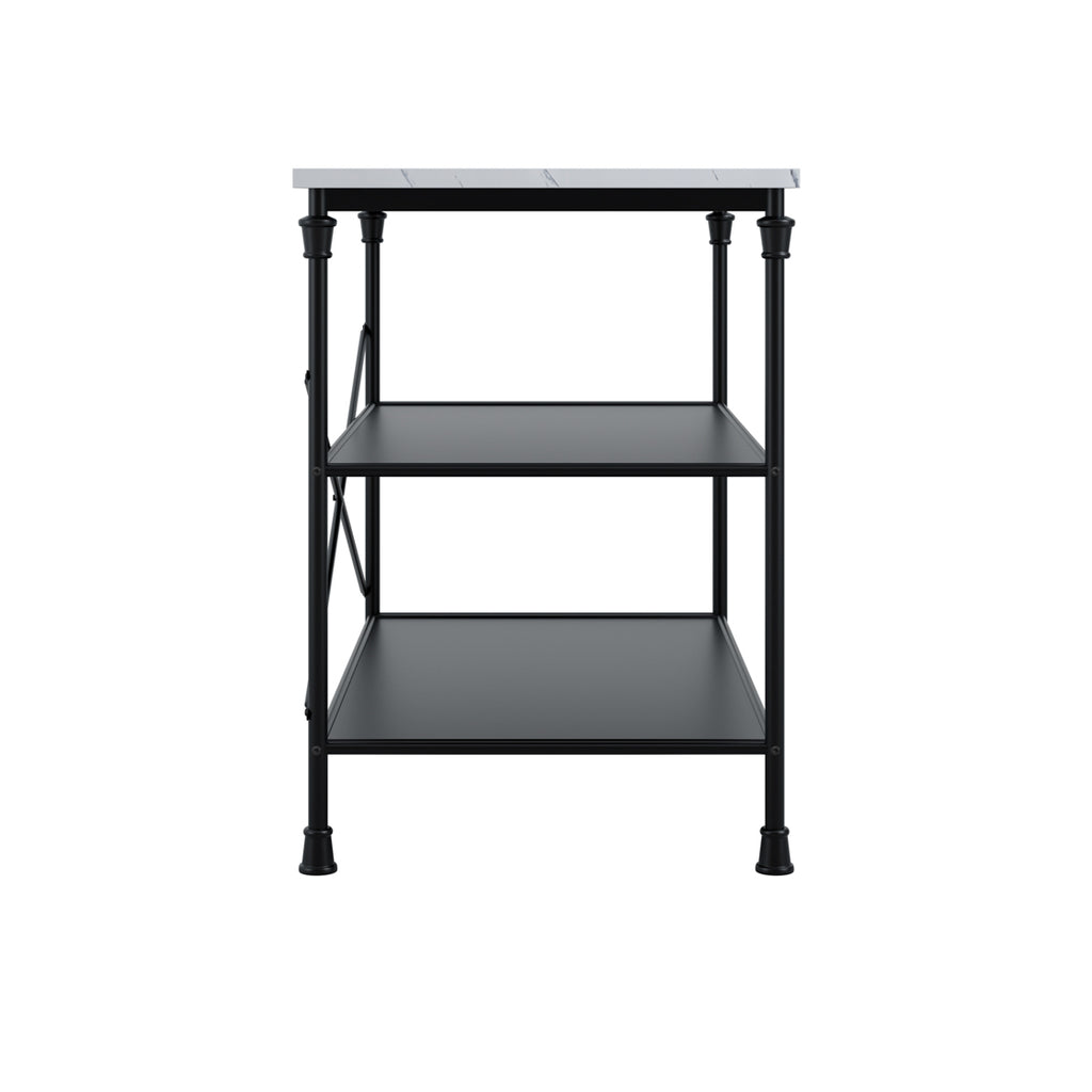 FAIRMONT MARBLE EFFECT KITCHEN ISLAND