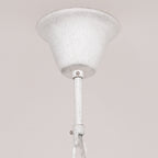 Distressed 5 Branch Chandelier with Shades