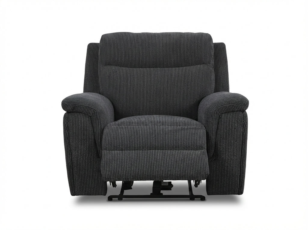 Maverick Black Lay-Z-Boy Style Fabric Power Recliner Armchair Tamla | Maverick | DFS