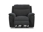 Maverick Black Lay-Z-Boy Style Fabric Power Recliner Armchair Tamla | Maverick | DFS