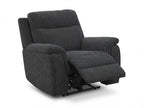 Maverick Black Lay-Z-Boy Style Fabric Power Recliner Armchair Tamla | Maverick | DFS