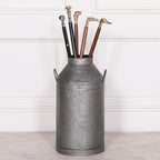 Victorian Style Nickel Plated Clover Black Wooden Walking Stick