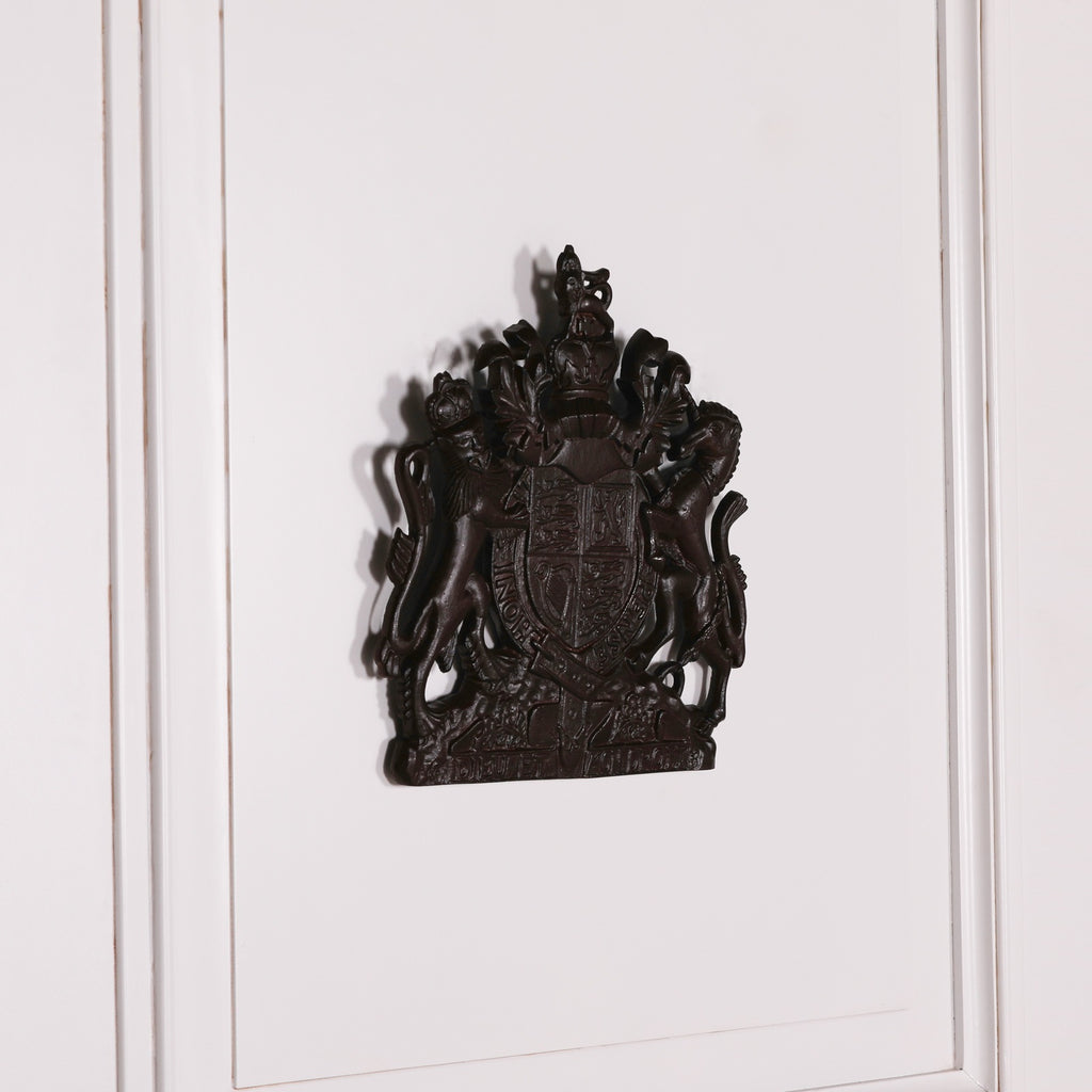 Rustic Iron Style Cast Metal Coat of Arms