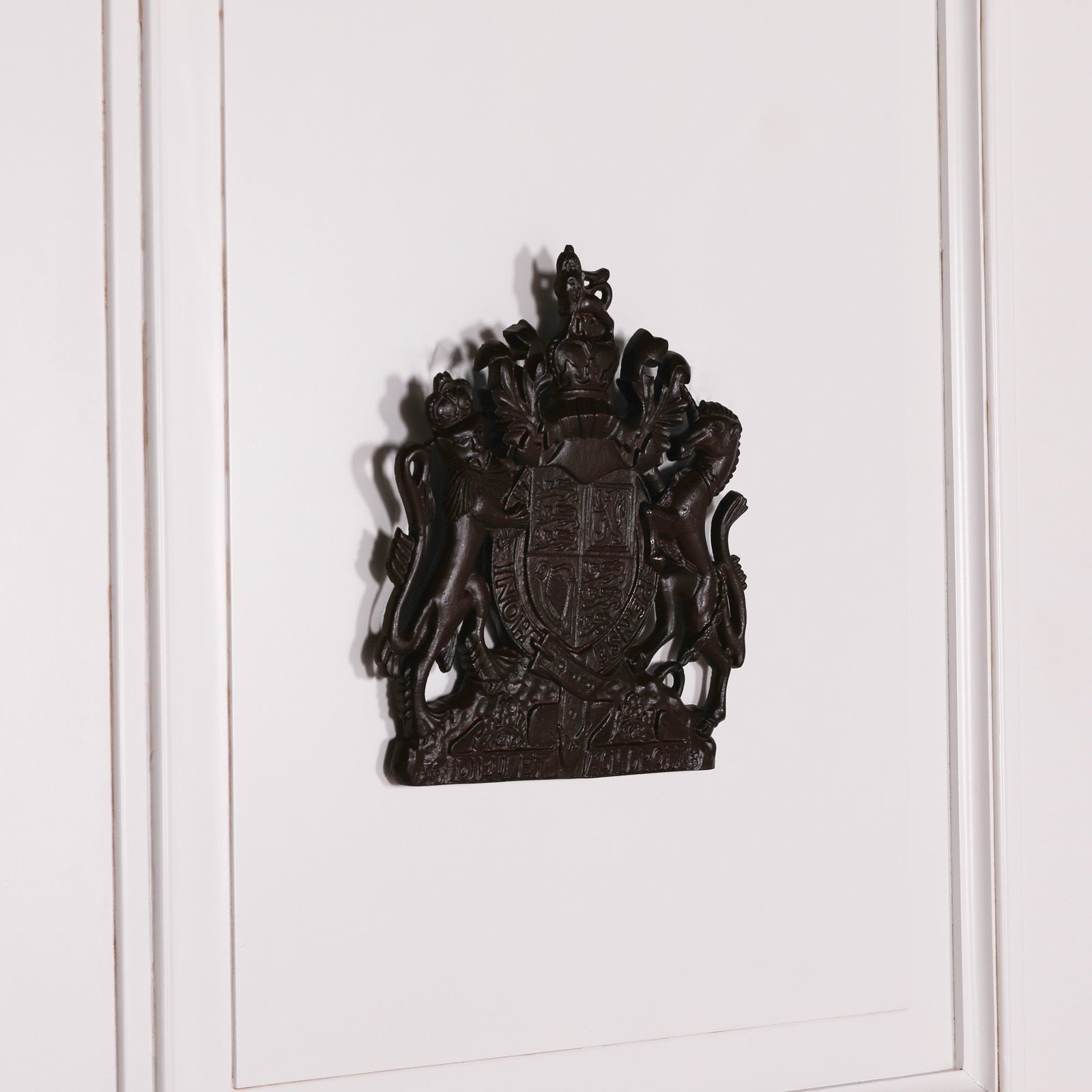 Rustic Iron Style Cast Metal Coat of Arms