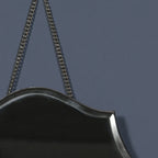 Frameless Ornate Bevelled Glass Wall Mirror