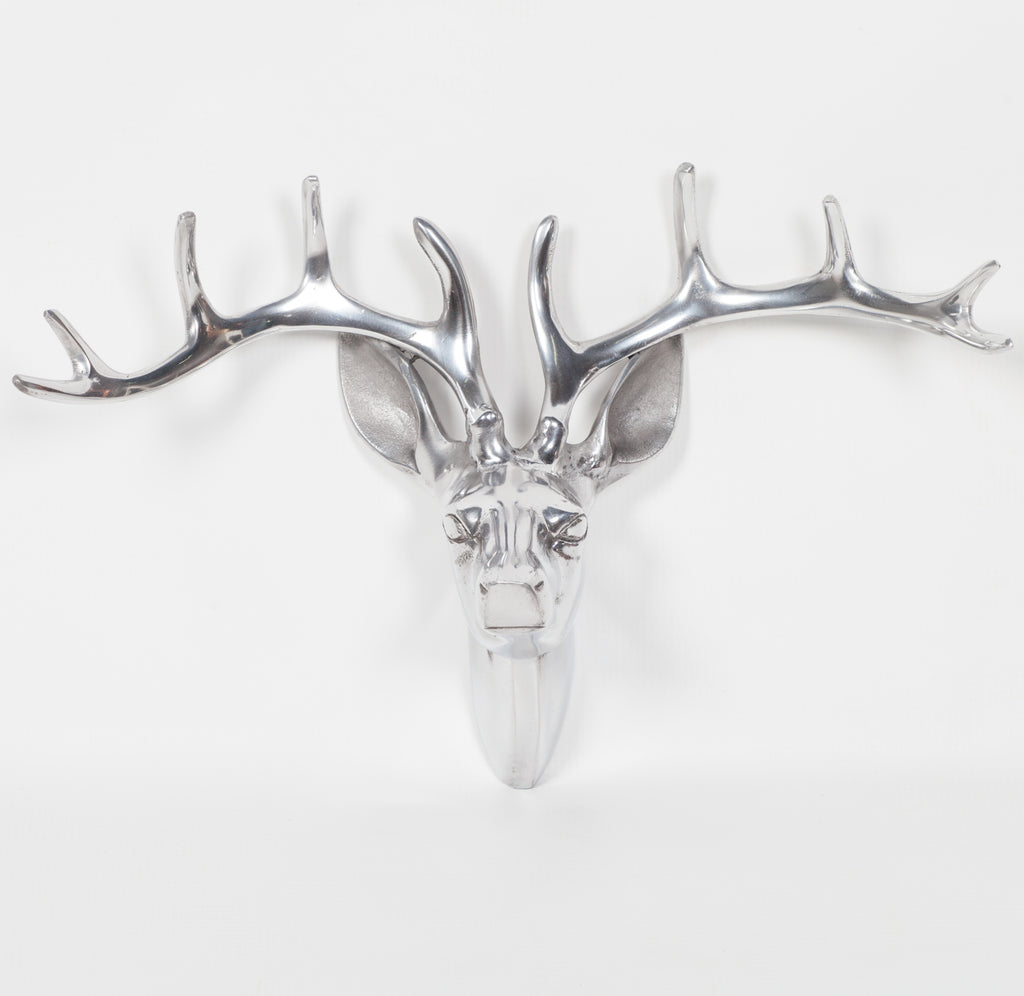 Aluminium Stag Head Wall Decoration