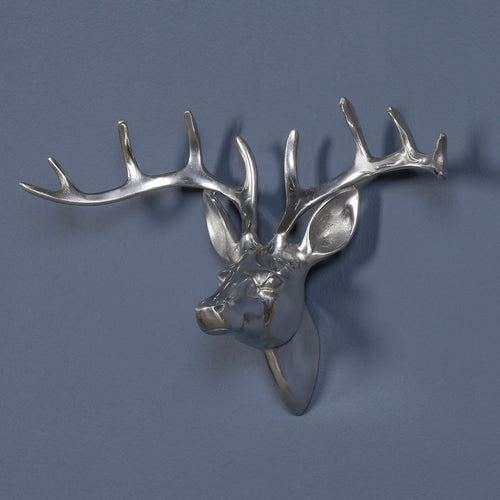 Aluminium Stag Head Wall Decoration