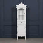 French White Display Cabinet