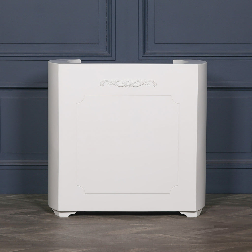 White Reception Desk