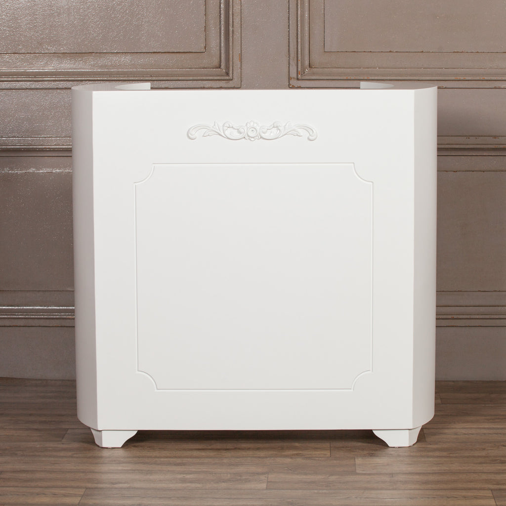 White Reception Desk