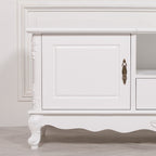 French White Large Cabinet TV Unit