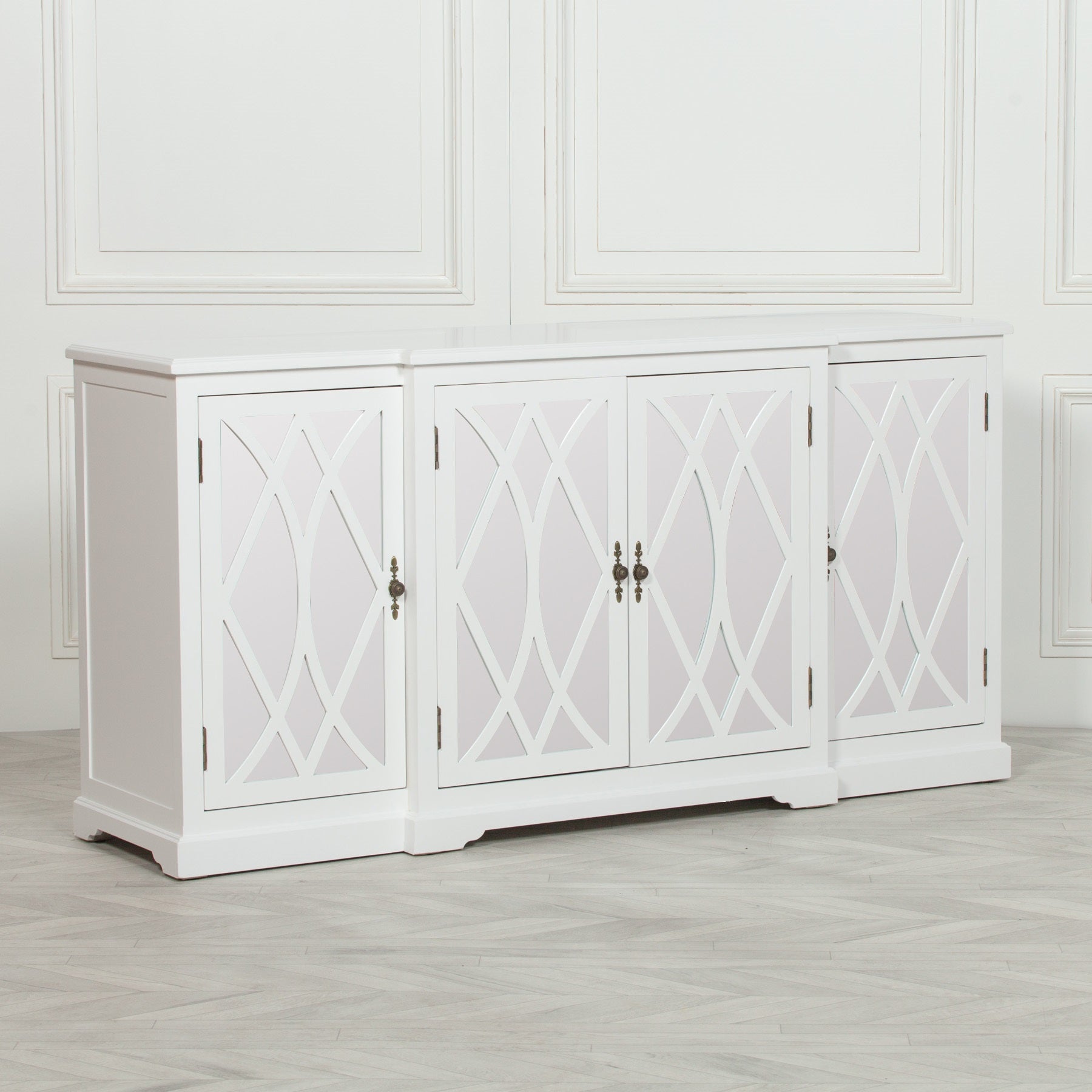 Breakfont White Mirror Front Sideboard
