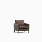 Model 46 - Armchair Faux Leather Brown