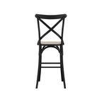 FITZROY BLACK / CANE COUNTER STOOL