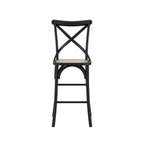 FITZROY BLACK / CANE COUNTER STOOL