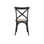 FITZROY BLACK / CANE DINING CHAIR