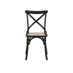 FITZROY BLACK / CANE DINING CHAIR