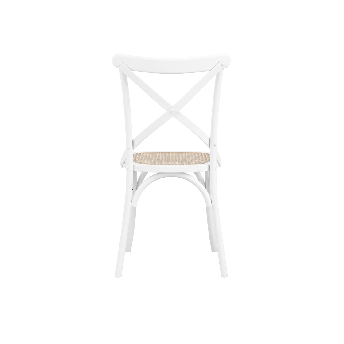 FITZROY WHITE / CANE DINING CHAIR (Set Of 2)