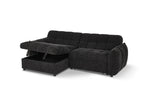 Florida Sofabed Black Universal Corner