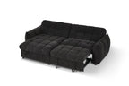 Florida Sofabed Black Universal Corner