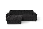 Florida Sofabed Black Universal Corner