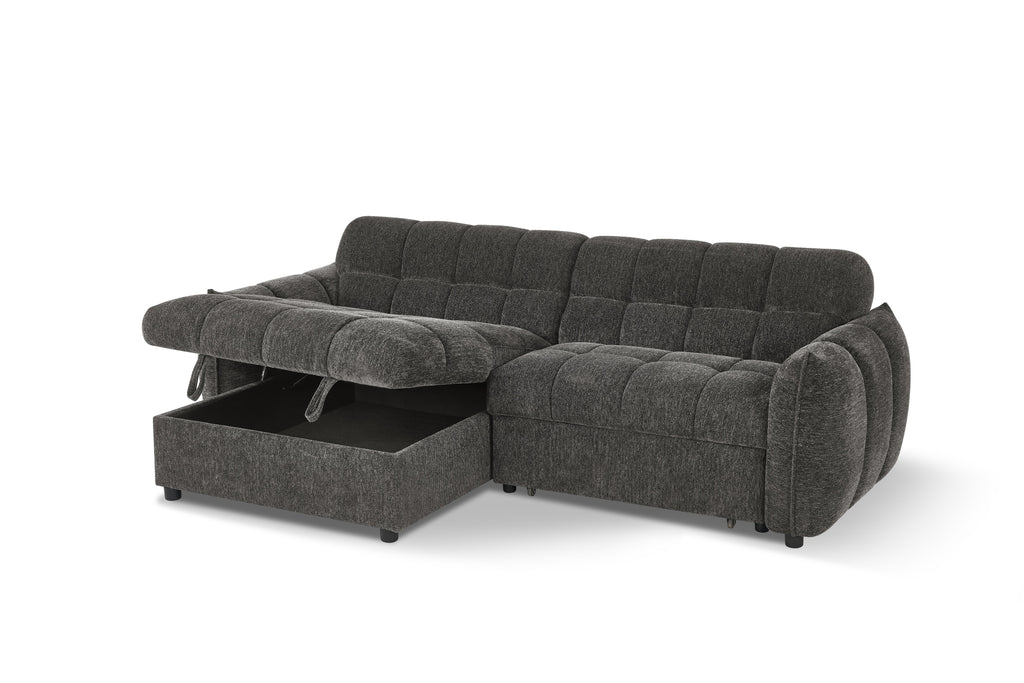 Florida Sofabed Grey Universal Corner