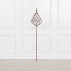 Rusty Iron Sphere Ball Garden Sculpture