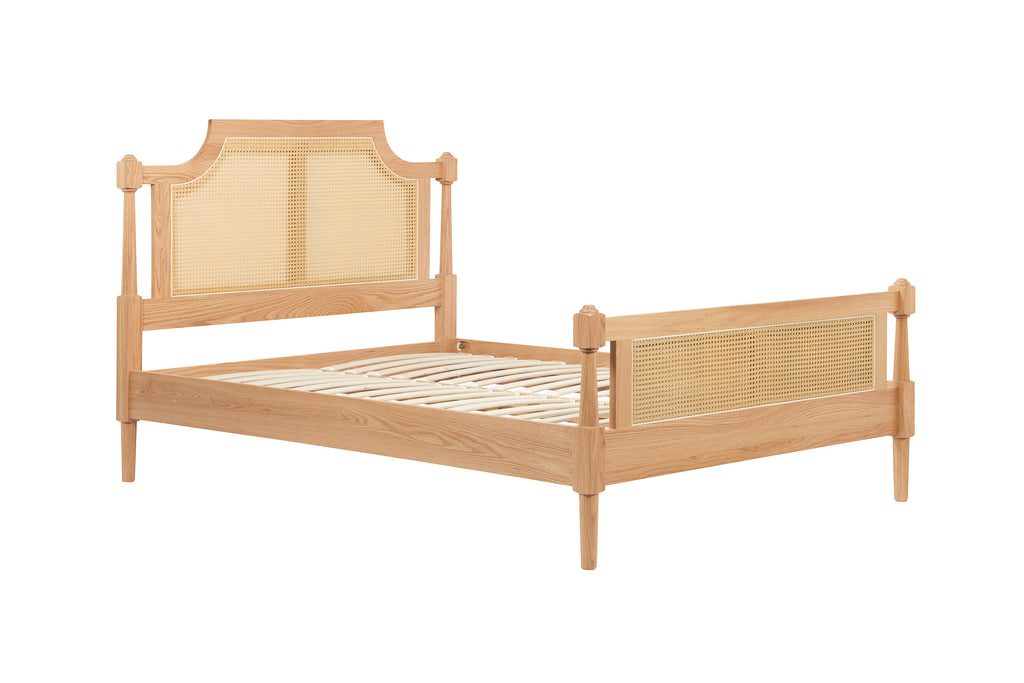 Geneva Double Rattan Bed
