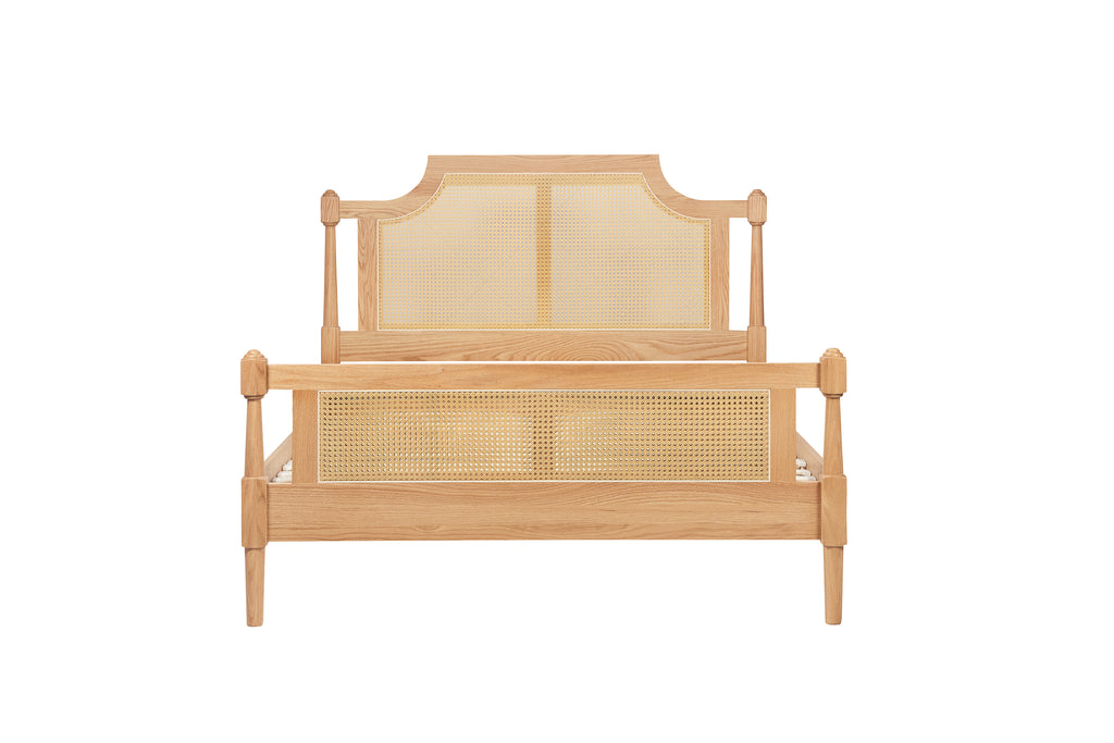 Geneva Double Rattan Bed
